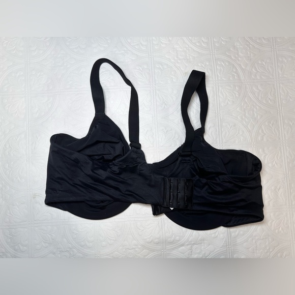 Wacoal 855213 Perfect Primer Full Figure Underwire Bra 46C Black 3356 H - Picture 7 of 10